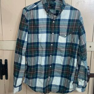 J.Crew plaid shirt, slim fit size medium